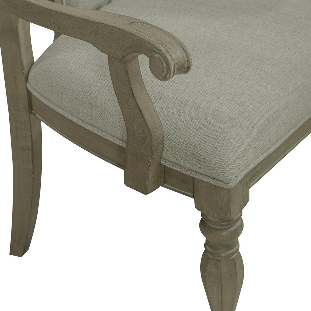 Magnolia Manor Splat Back Arm Chair (RTA) - Set of 2 in Weathered Bisque