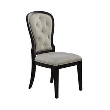 Uph Tufted Back Side Chair - Black