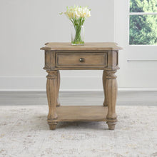 Magnolia Manor End Table in Weathered Bisque