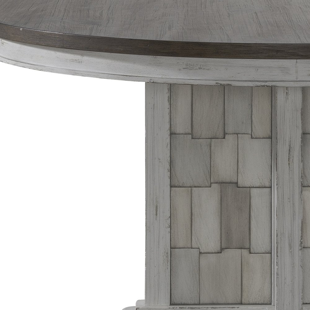 Pedestal Table Set in Pine Solids & Veneers