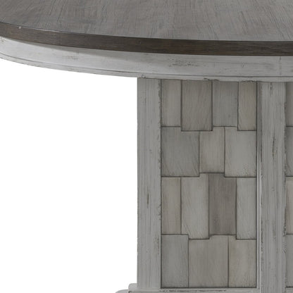Pedestal Table Set in Pine Solids & Veneers