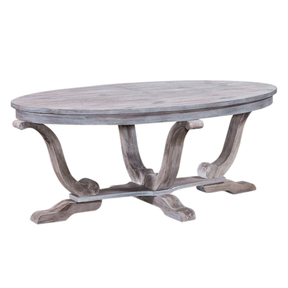 Greystone Mill 3 Piece Set (1-Cocktail 2-End Tables) in Pine Solids