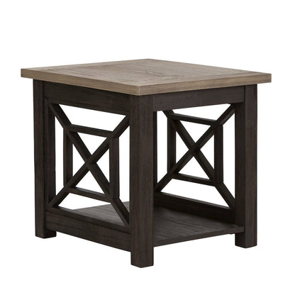 Black Living Room Set - 3 Piece Coffee Table and End Table Set