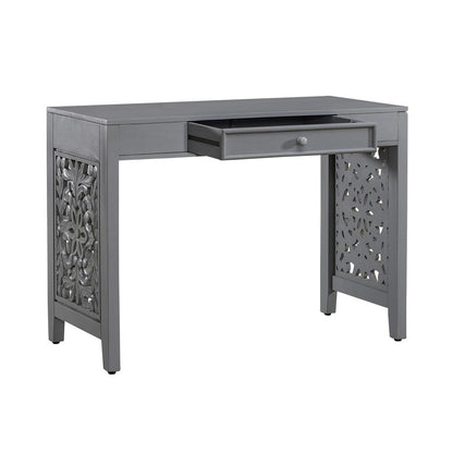 Trellis Lane Accent Writing Desk- Grey