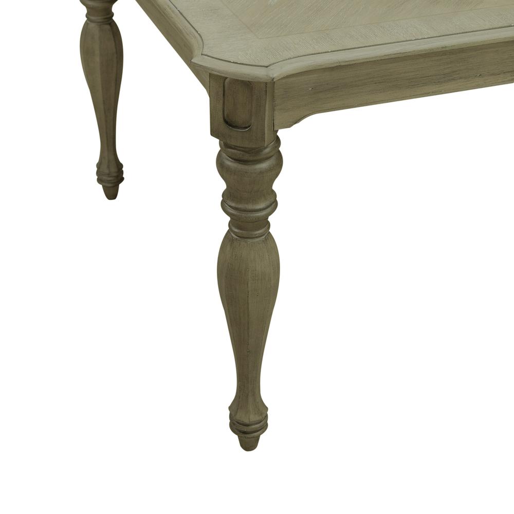 Magnolia Manor Rectangular Leg Table in Weathered Bisque