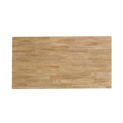 Lindsey Farm Kitchen Island in Rubberwood Solids & Veneers w/ MDF