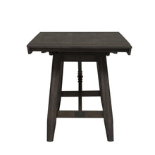 Double Bridge Gathering Table Set in Dark Chestnut