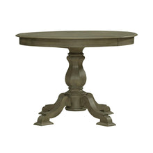 Magnolia Manor Pedestal Table Set in Weathered Bisque