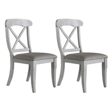 Uph X Back Side Chair (RTA) - Set of 2 in Rubberwood Solids w/ Pine Veneers