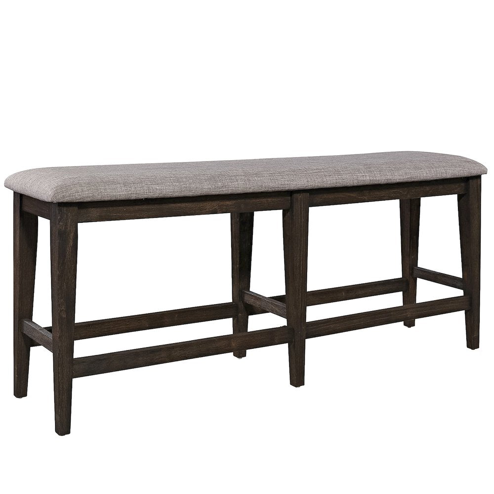 Opt 6 Piece Gathering Table Set in Rubberwood Solids and Acacia Veneers