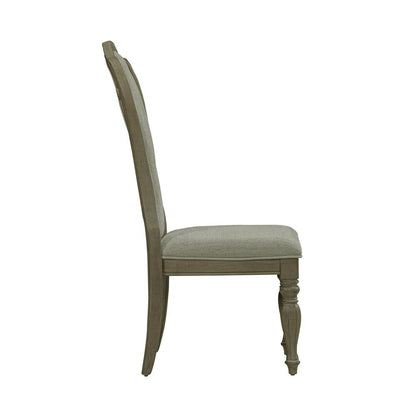 Magnolia Manor Splat Back Uph Side Chair (RTA) - Set of 2 in Weathered Bisque