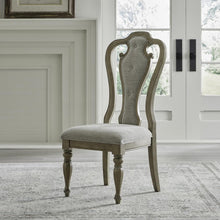 Magnolia Manor Splat Back Uph Side Chair (RTA) - Set of 2 in Weathered Bisque