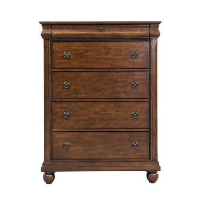 Rustic Traditions Queen Sleigh Bed, Dresser & Mirror, Chest, Night Stand