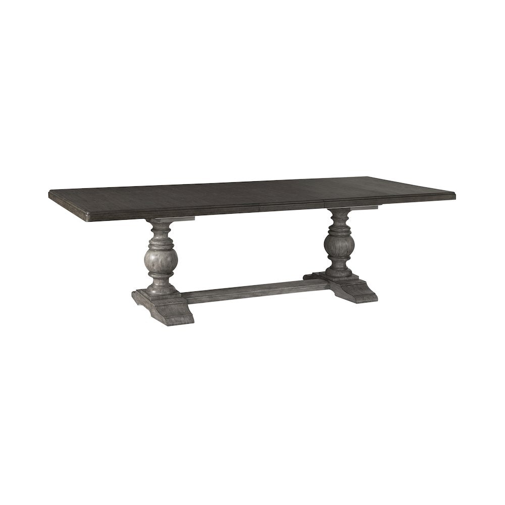 River Place Trestle Table Set in Pine Solids & Veneers