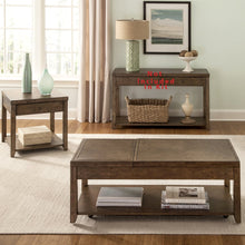 3 Piece Set (1-Cocktail 2-End Tables) in Poplar Solids and Cedar Veneers