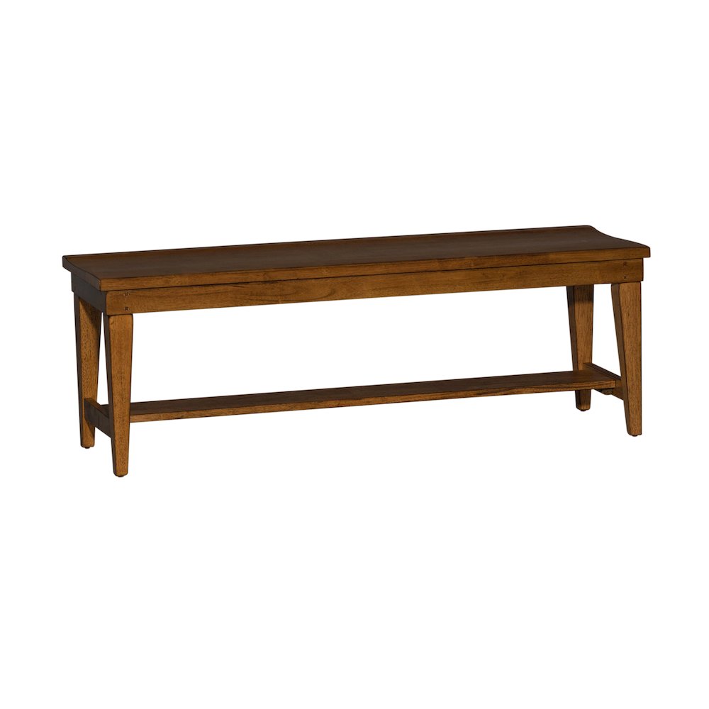 6 Piece Rectangular Table Set in Rubberwood Solids & White Oak Veneers