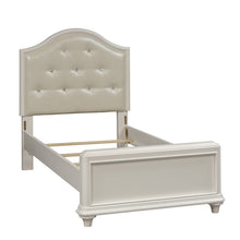 Twin Panel Bed, Dresser & Mirror in Poplar, Rubberwood, Cashew Solids, and MDF