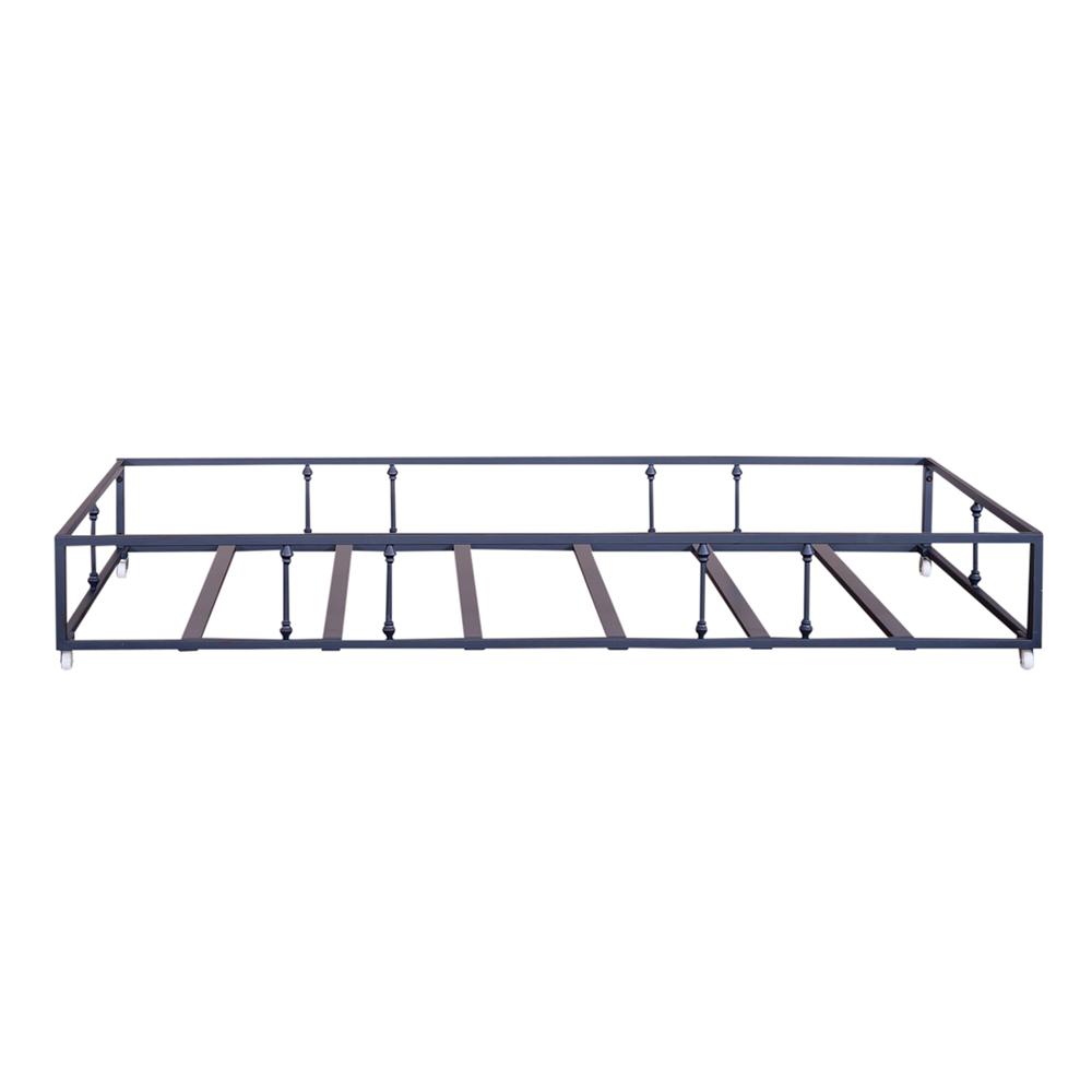 Vintage Series Twin Metal Trundle - Navy in Distressed Metal