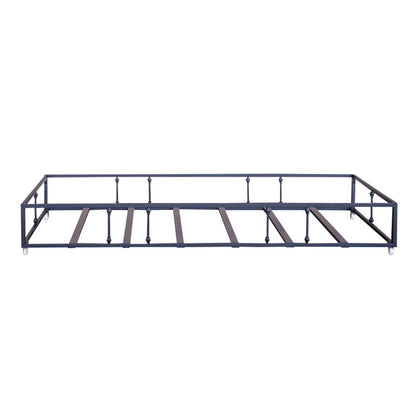 Vintage Series Twin Metal Trundle - Navy in Distressed Metal