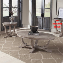 Greystone Mill 3 Piece Set (1-Cocktail 2-End Tables) in Pine Solids