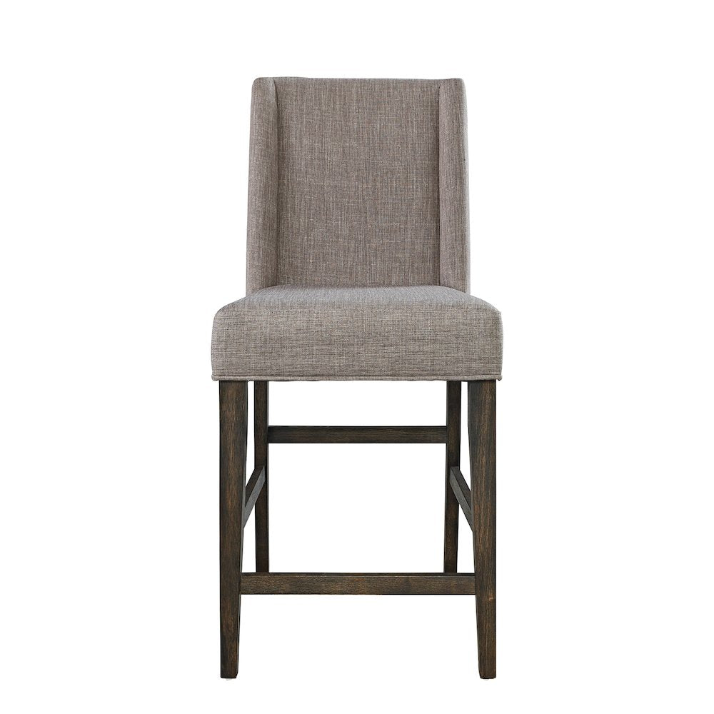 Opt 7 Piece Gathering Table Set in Rubberwood Solids and Acacia Veneers