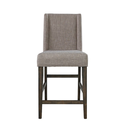Opt 7 Piece Gathering Table Set in Rubberwood Solids and Acacia Veneers
