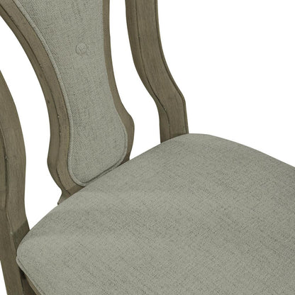 Magnolia Manor Splat Back Uph Side Chair (RTA) - Set of 2 in Weathered Bisque