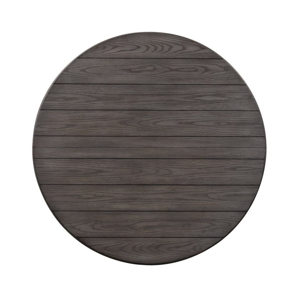 Pedestal Table in Poplar & Rubberwood Solids w Pine Veneer
