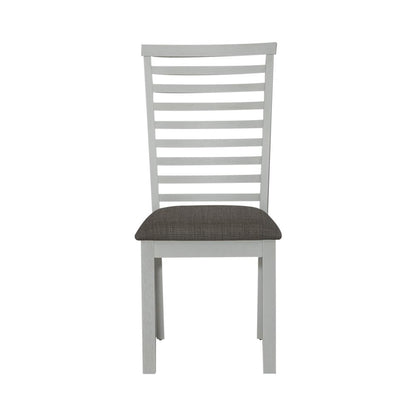 Brook Bay 3 Piece Drop Leaf Set - Textured White Finish in White