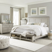 Ivy Hollow Queen Storage Bed, Dresser & Mirror, Chest
