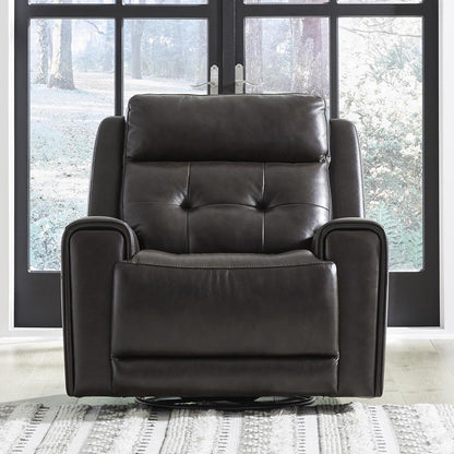 Swivel Glide Power Recliner, Power Headrest, Lumbar