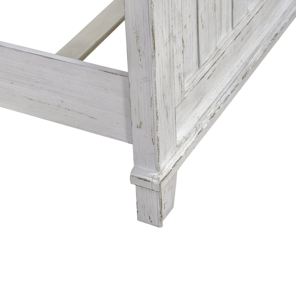 King Panel Bed in Pine Solids & Veneers