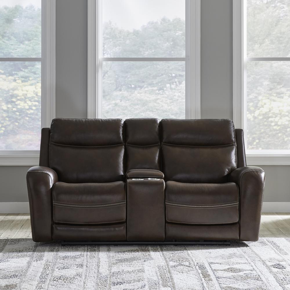 Power Dual Reclining Loveseat w/ Console, Power Headrest and Zero Gravity