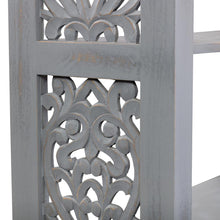 Trellis Lane Accent Bookcase- Grey
