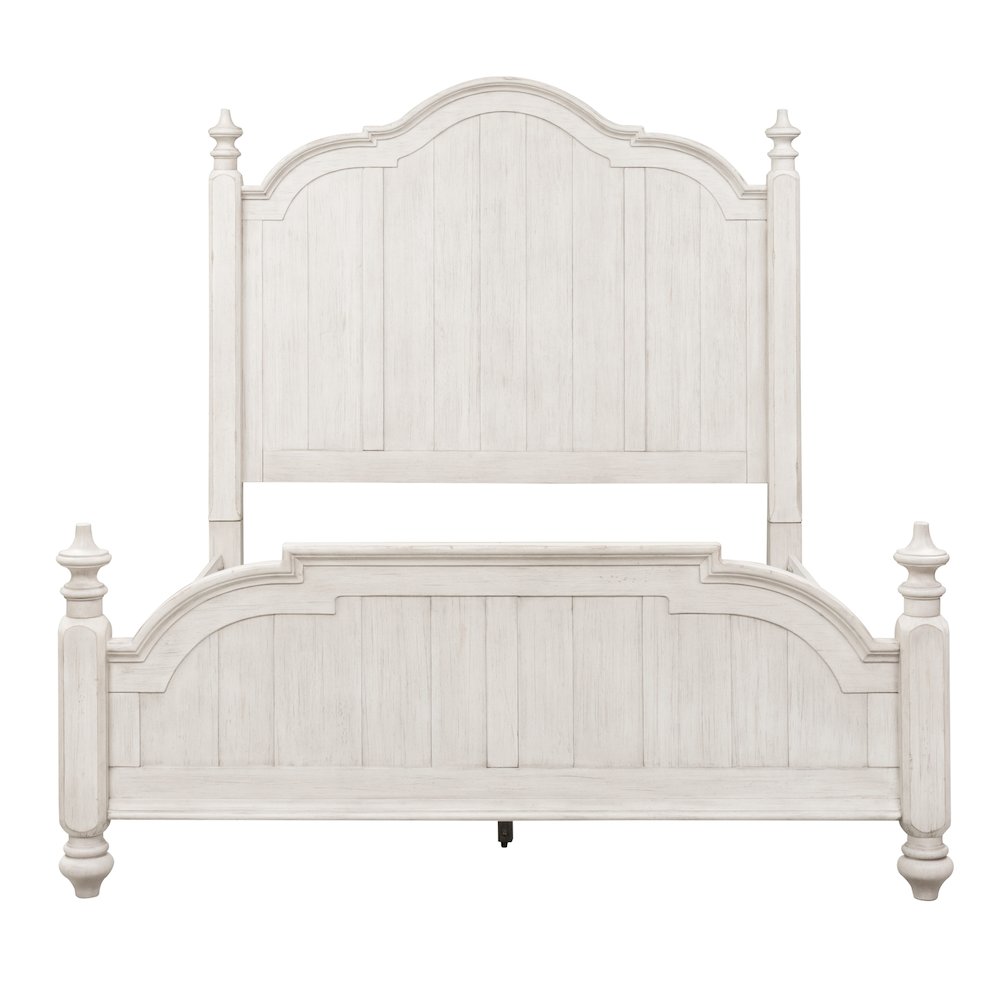 Farmhouse Reimagined Queen Poster Bed, Dresser & Mirror, Chest, Night Stand