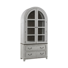 River Place Curio Cabinet in Pine Solids & Veneers
