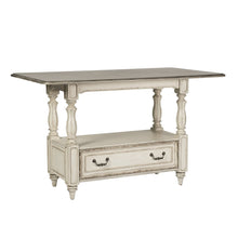 5 Piece Gathering Table Set in Rubberwood Solids w/ White Oak & Birch Veneers