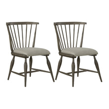Americana Farmhouse Uph Seat Windsor Chair (RTA) - Set of 2