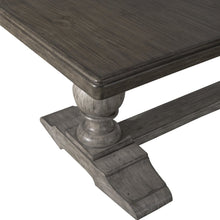 River Place Trestle Table Set in Pine Solids & Veneers