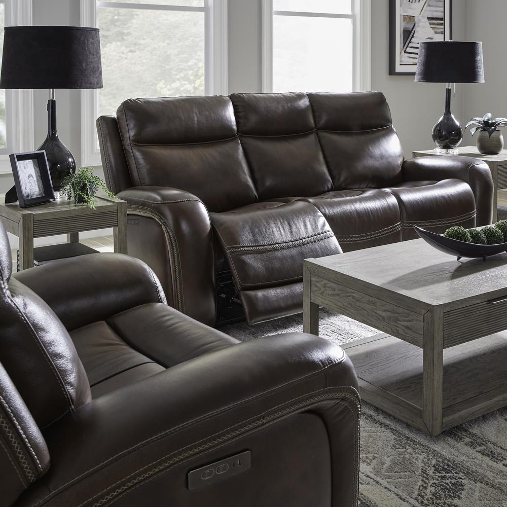 Power Three Seat Dual Reclining Sofa, Power Headrest and Zero Gravity