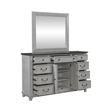 Dresser & Mirror in Pine Solids & Veneers