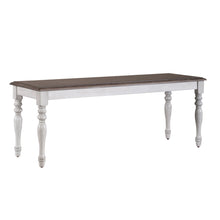 Ocean Isle 6 Piece Rectangular Table Set in Rubberwood Solids w/ Pine Veneers