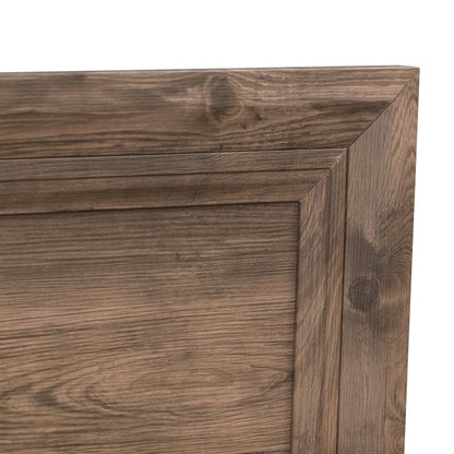 Twin Panel Bed in Rubberwood Solids w/ Paper Laminate