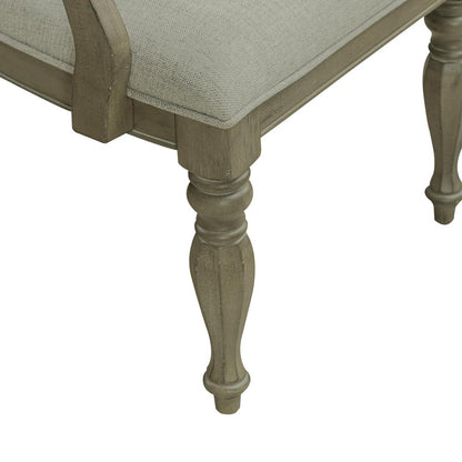 Magnolia Manor Splat Back Arm Chair (RTA) - Set of 2 in Weathered Bisque