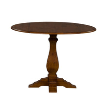 Creations Round Drop Leaf Table in Rubberwood Solids