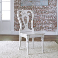 5 Piece Pedestal Table Set in Rubberwood Solids w/ White Oak & Birch Veneers