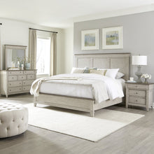 Ivy Hollow Queen Panel Bed, Dresser & Mirror, Night Stand