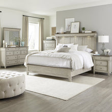 Ivy Hollow Queen Mantle Bed, Dresser & Mirror, Chest, Night Stand