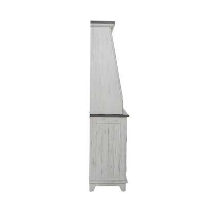 Server & Hutch in Pine Solids & Veneers