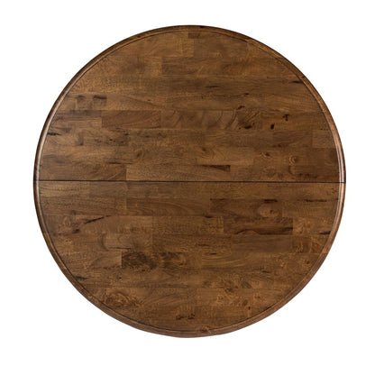 Carolina Crossing 3 Piece Round Table Set in Rubberwood Solids